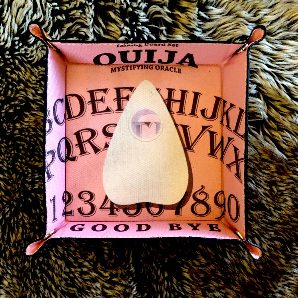 BNWT Leather Ouija Trinket Tray